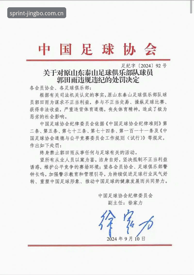 足协公布第三批禁足名单：17人终身禁赛，行业整顿进入深水区